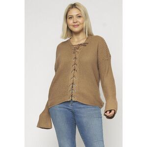 Mrs Maggie CABLE-KNIT LACE-UP, Flaunt those curves ladies in this chic crocheted